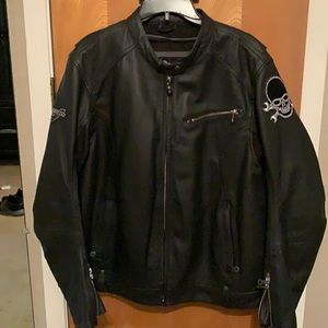 Victory leather motorcycle jacket.Womens size 3 x